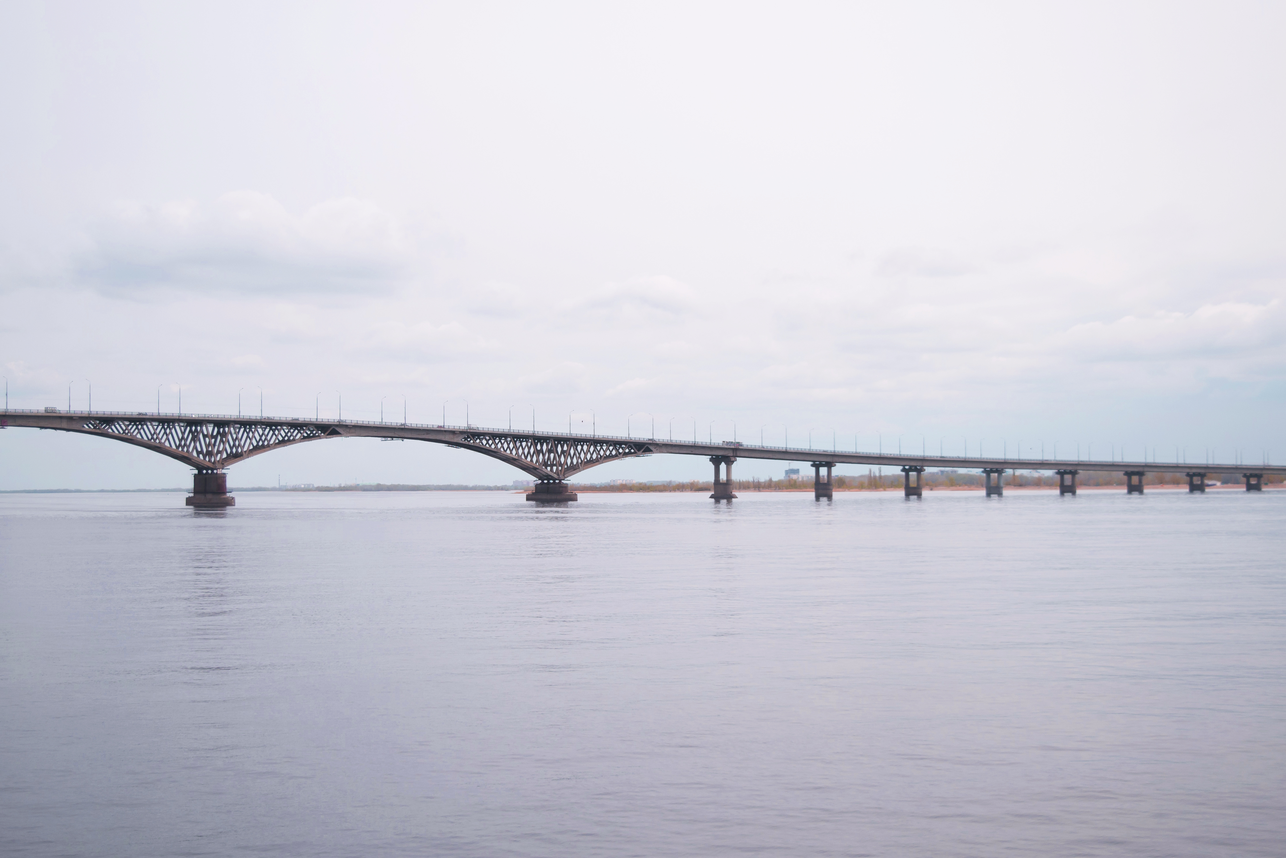 Вид на Саратовский мост
